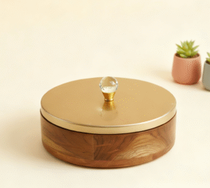Golden Teak Masala Box