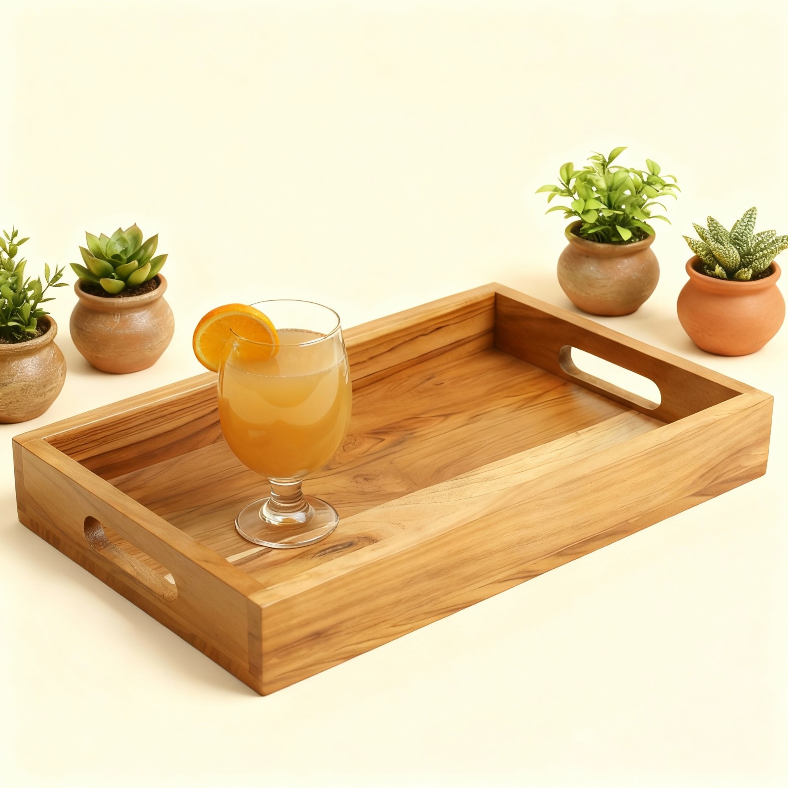 golden-Rectangular-round-tray